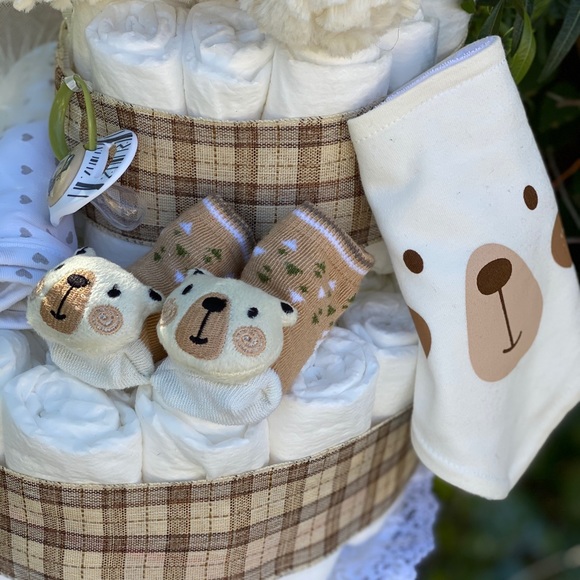 Puppy Diaper Cake, Dog Diaper Cake